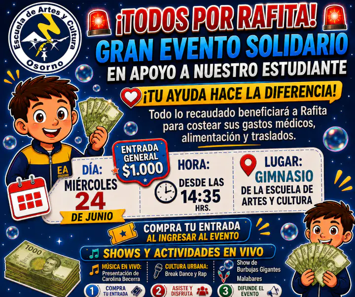 Evento Solidario Todos por Rafita